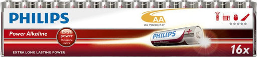 Philips Power Alkaline AA Batteries, 16 ct
