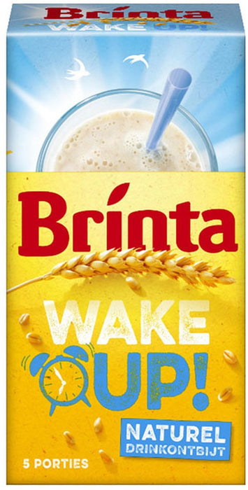 Brinta Wake-Up Breakfast Drink, Natural, 5 x 23 gr