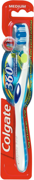 Colgate 360 Toothbrush, Medium, 1 ct