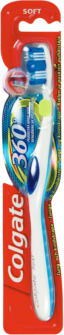 Colgate 360 Toothbrush, Soft, 1 ct