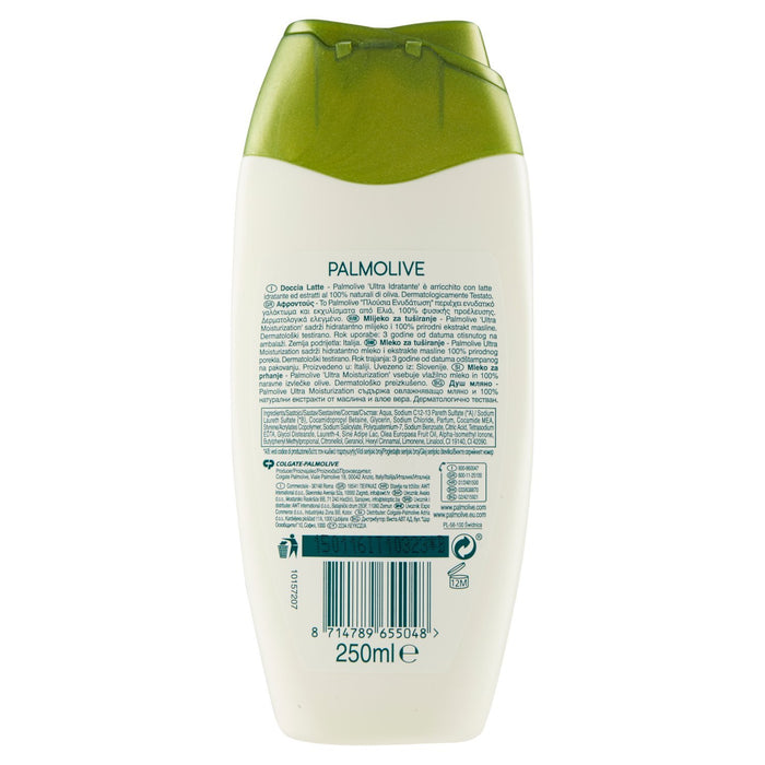 Palmolive Shower Milk, 100% Olive, 250 ml