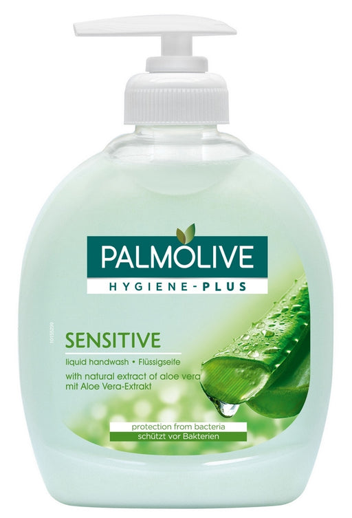 Palmolive Hygiene-Plus Sensitive Liquid Hand Soap with Aloe Vera Extract, 300 ml