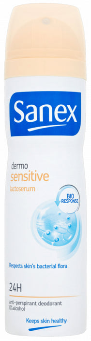 Sanex Dermo Sensitive Lactaserum Anti-Perspirant Deodorant, 150 ml