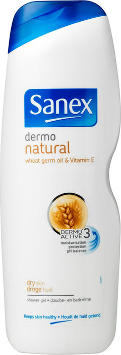Sanex Natural Dry Skin Shower Gel, 1000 ml
