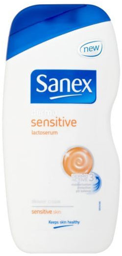 Sanex Dermo Body Wash, Sensitive Skin, 600 ml