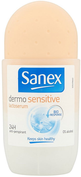 Sanex Dermo Sensitive Anti-Perspirant Roll-On Deodorant, 50 ml
