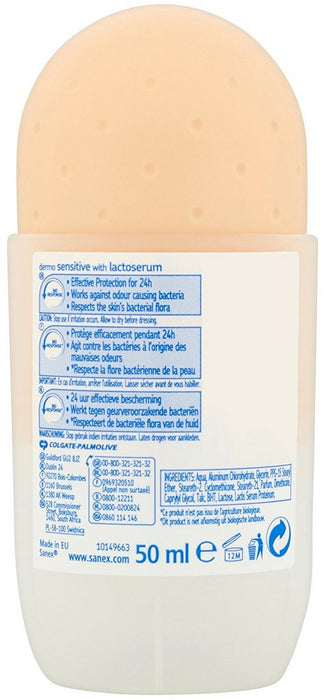 Sanex Dermo Sensitive Anti-Perspirant Roll-On Deodorant, 50 ml