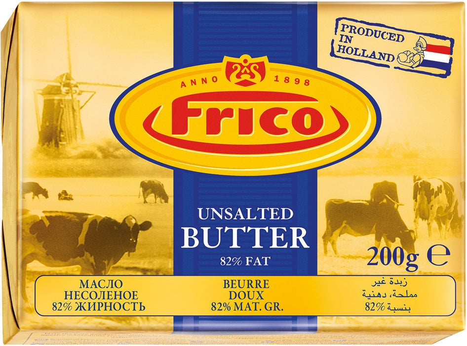 Frico Unsalted Butter, 200 gr