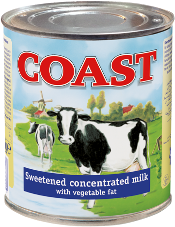 Coast Sweetened Concentrated Milk With Vegetable Fat , 397 gr