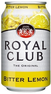 Royal Club The Original Bitter Lemon Soda Cans, 330 ml