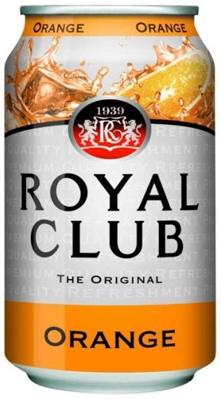 Royal Club The Original Orange Soda Cans, 330 ml