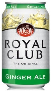 Royal Club The Original Ginger Ale Soda Can, 330 ml