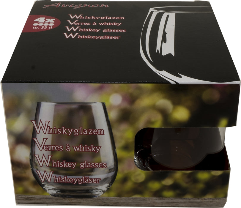 Avignon 35 cl Whiskey Glasses, 4 ct