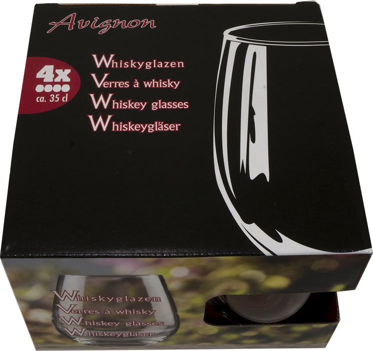 Avignon 35 cl Whiskey Glasses, 4 ct