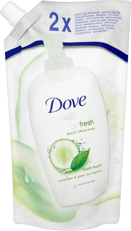 Dove GoFresh Beauty Cream Hand Wash Refill, Cucumber and Green Tea, 500 ml