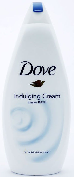 Dove Indulging Moisturizing Cream Caring Bath, Original, 750 ml