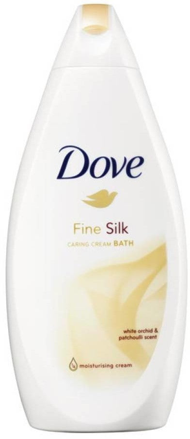 Dove Caring Bath Cream Fine Silk, 750 ml