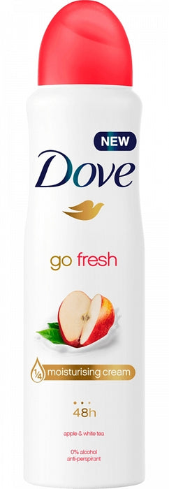 Dove Deo Spray, Apple & White Tea, 250 ml