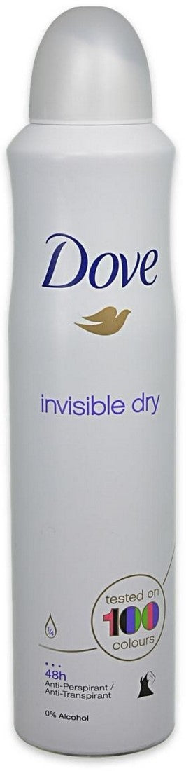 Dove Invisible Dry Antiperspirant Deodorant Spray, 250 ml