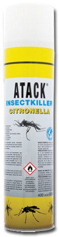 Atack Insect Killer Spray, Citronella, 400 ml