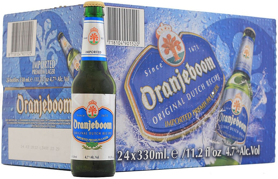 Oranjeboom Imported Beer, Original Dutch, 24 x 330 ml