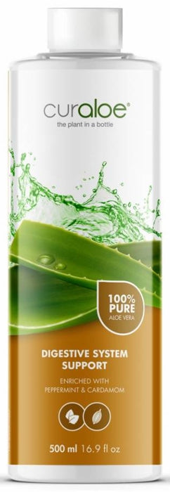 Curaloe Digestive System Support Supplement With Aloe Vera, 500 ml