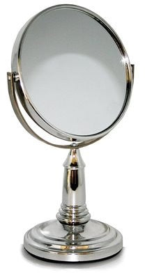 2-Sided Magnifying Standing Cosmetic Mirror, 19 x 10 cm