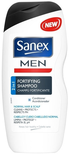 Sanex Men 2 in 1 Fortifying Shampoo, 250 ml