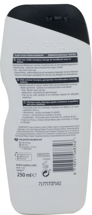 Sanex Men Anti Dandruff Shampoo, 250 ml