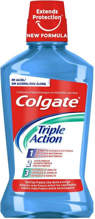 Colgate Triple Action Mouthwash, 500 ml