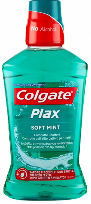 Colgate Plax Soft Mint Mouthwash , 500 ml