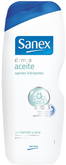 Sanex Dermo Aceite Body Wash, 600 ml