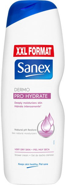 Sanex Dermo Pro Hydrate Shower Cream, Very Dry Skin , 900 ml