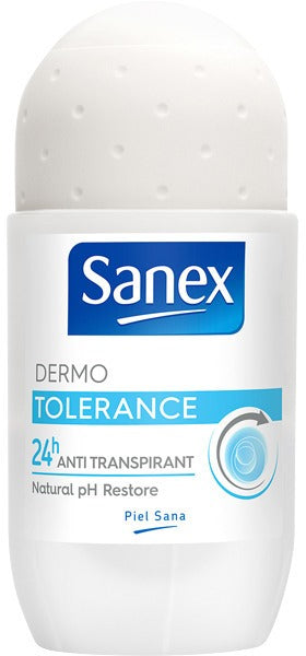 Sanex Dermo Tolerance Anti-Transpirant Roll-On Deodorant, 50 ml