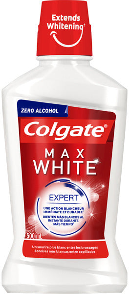 Colgate Max White Mouthwash, 500 ml — Goisco.com