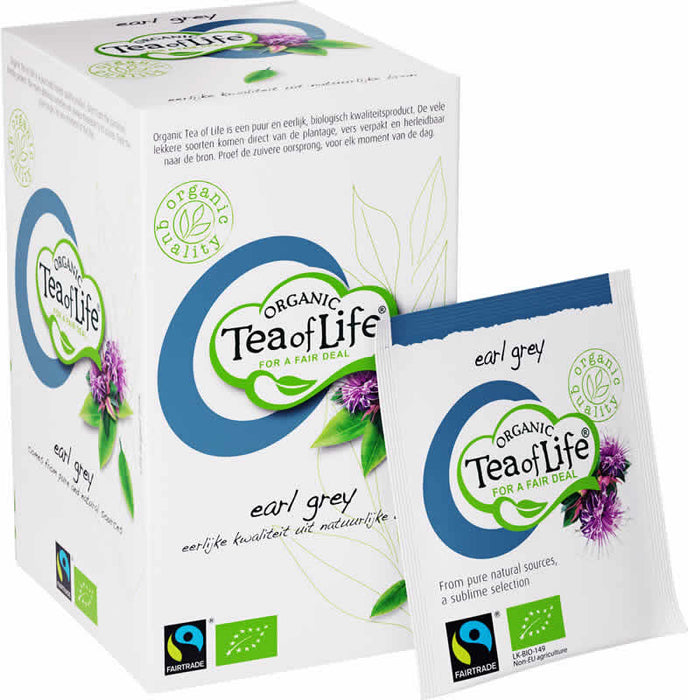 Tea Of Life Organic Earl Grey Tea Bags, 25 ct