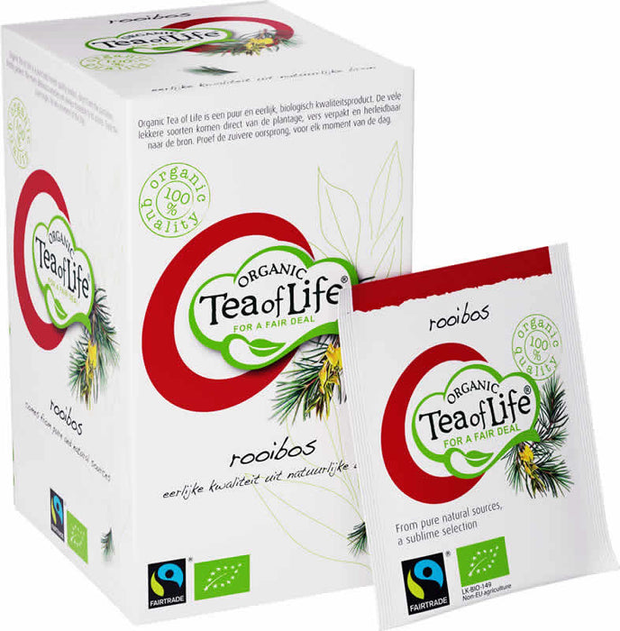 Tea Of Life Organic Rooibos Tea Bags, 25 ct