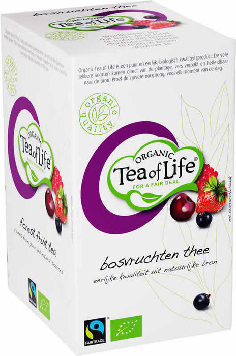 Tea Of Life Organic Forest Fruit Tea Bags, 25 ct