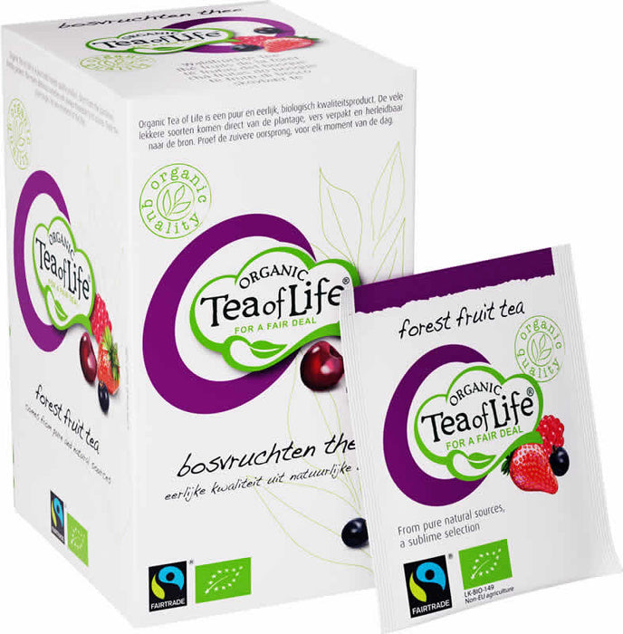 Tea Of Life Organic Forest Fruit Tea Bags, 25 ct