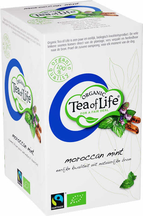 Tea Of Life Organic Moroccan Mint Tea Bags, 20 ct