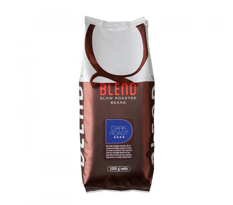 Q Blend Slow Roasted Coffee Beans, Dark Roast , 1 kg