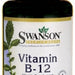 Swanson Vitamin B-12 500 mcg Supplement Capsules, 100 ct