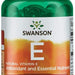 Swanson Vitamin E 400 IU Supplement Softgels, 100 ct