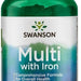 Swanson Multi with Iron Vitamin & Mineral Supplement Tablets, 130 ct