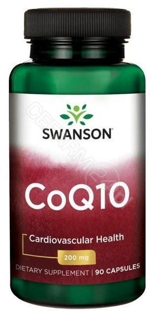 Swanson CoQ10 200 mg Supplement Capsules, 90 ct