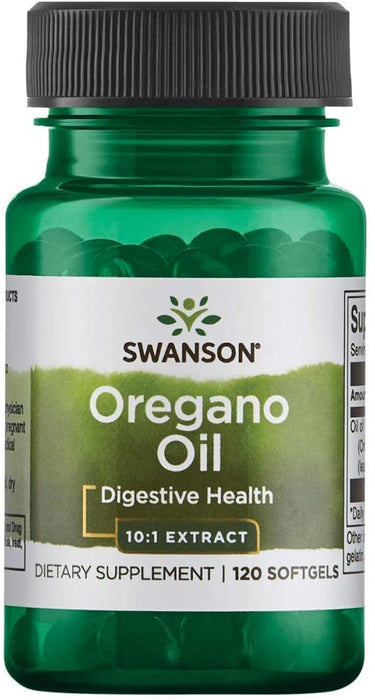 Swanson Oregano Oil Digestive Health Vitamin , 120 ct