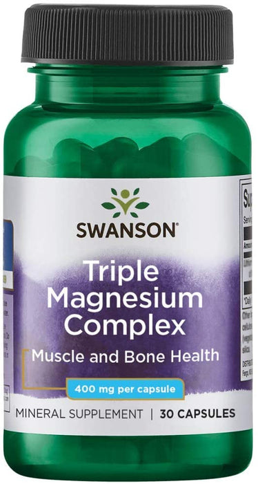 Swanson Triple Magnesium Complex Vitamin , 30 ct