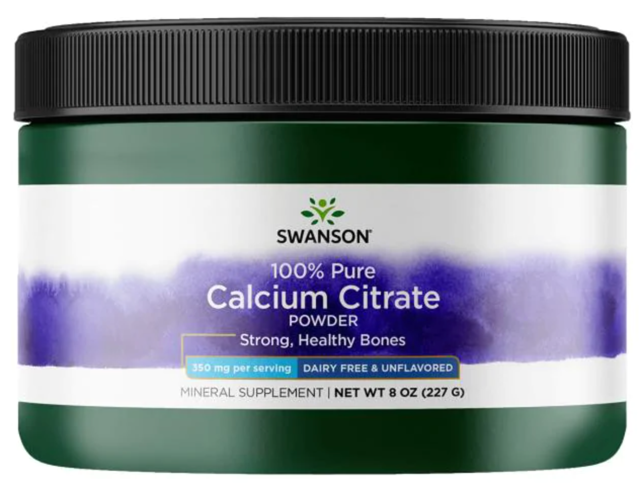 Swanson 100% Pure Calcium Citrate Powder , 8 oz