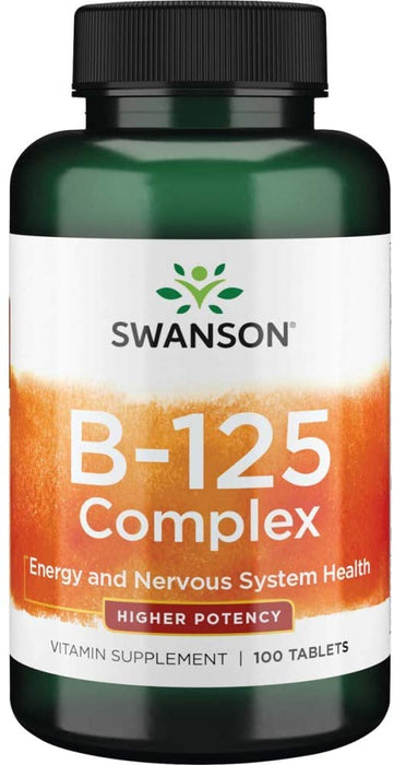 Swanson B-125 Complex Vitamin , 100 ct