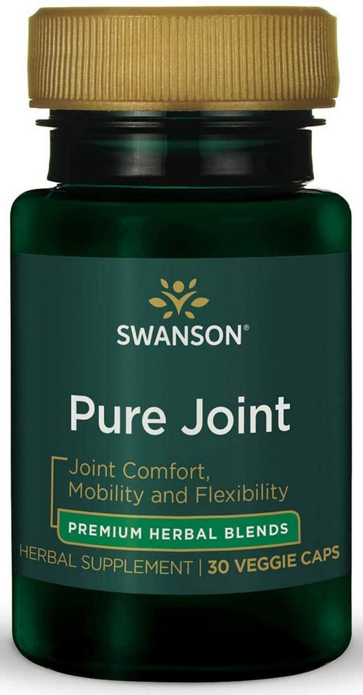 Swanson Pure Joint Herbal Supplement Veggie Capsules, 30 ct